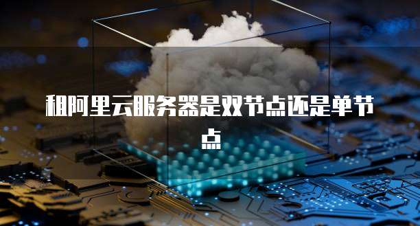租阿里云服务器是双节点还是单节点