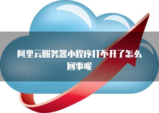 阿里云服务器小程序打不开了怎么回事呢