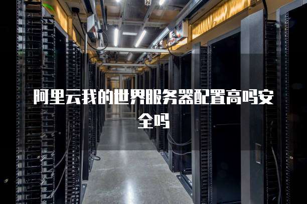 阿里云我的世界服务器配置高吗安全吗