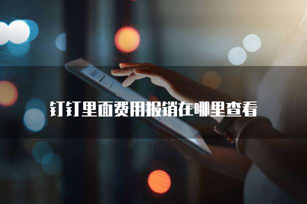 钉钉里面费用报销在哪里查看