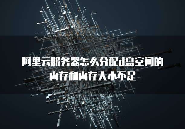 阿里云服务器怎么分配d盘空间的内存和内存大小不足