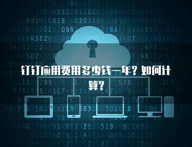 钉钉应用费用多少钱一年?如何计算?