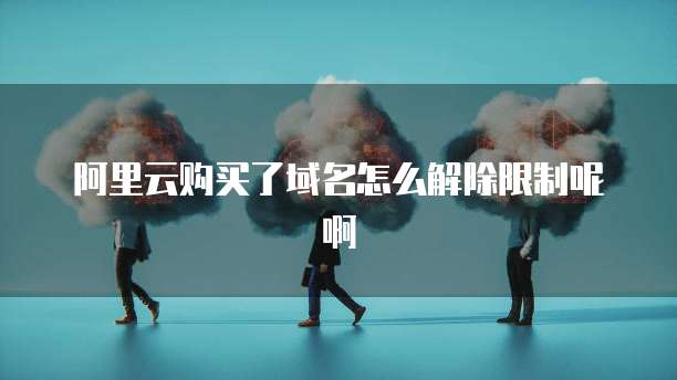 阿里云购买了域名怎么解除限制呢啊