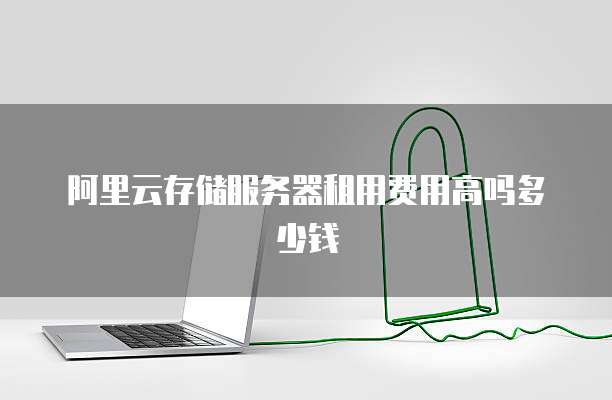 阿里云存储服务器租用费用高吗多少钱