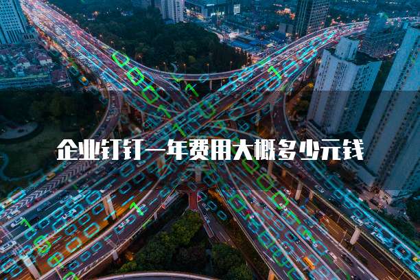 企业钉钉一年费用大概多少元钱