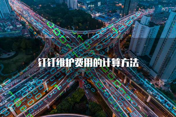 钉钉维护费用的计算方法