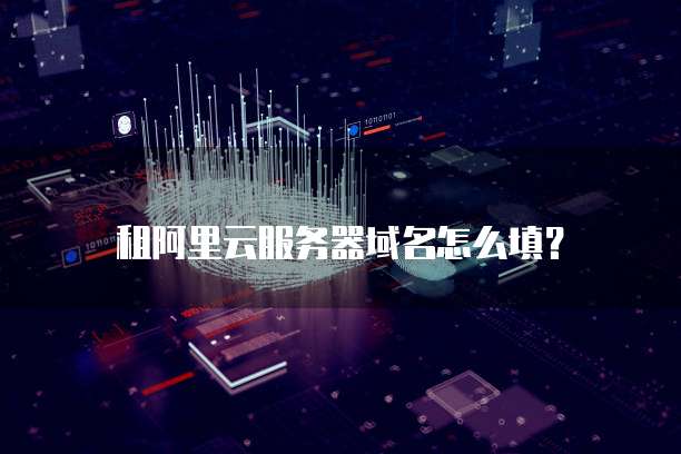 租阿里云服务器域名怎么填？
