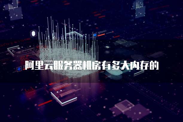 阿里云服务器机房有多大内存的