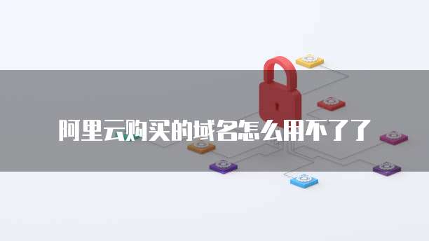 阿里云购买的域名怎么用不了了