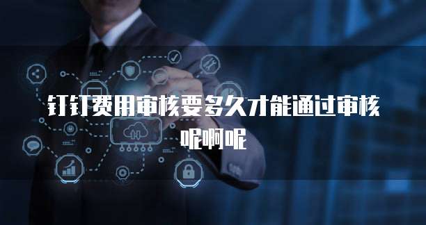 钉钉费用审核要多久才能通过审核呢啊呢