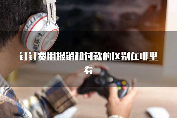 钉钉费用报销和付款的区别在哪里看