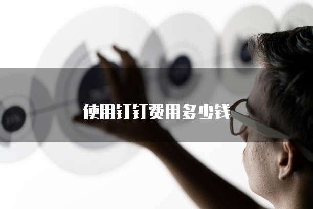 使用钉钉费用多少钱