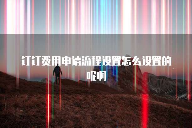 钉钉费用申请流程设置怎么设置的呢啊