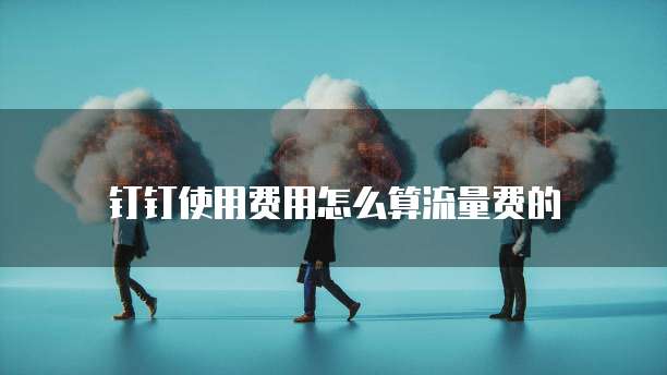 钉钉使用费用怎么算流量费的