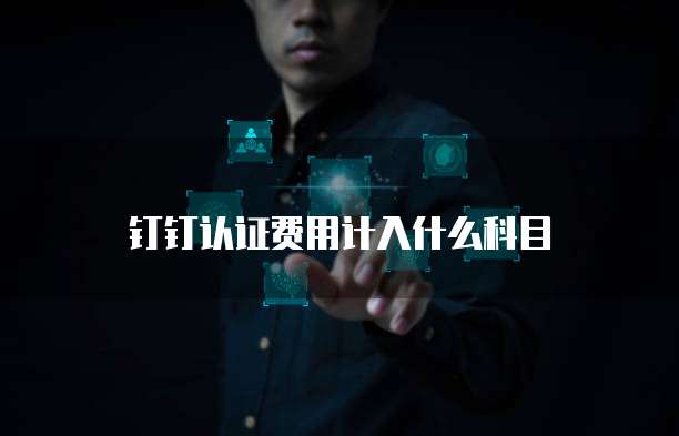 钉钉认证费用计入什么科目