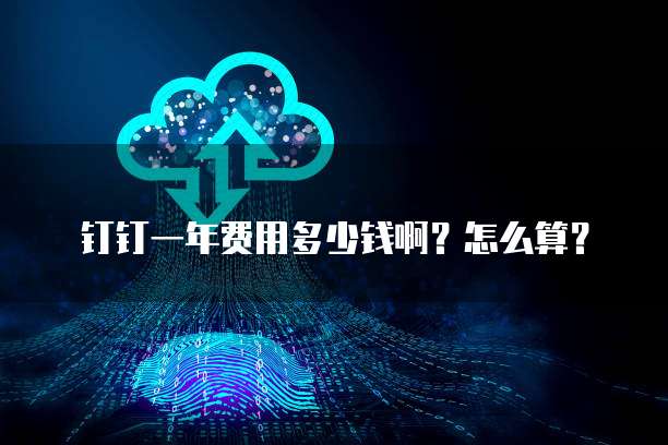钉钉一年费用多少钱啊?怎么算?