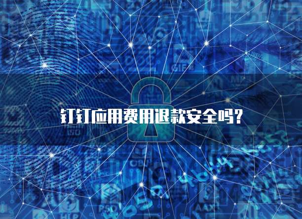 钉钉应用费用退款安全吗?