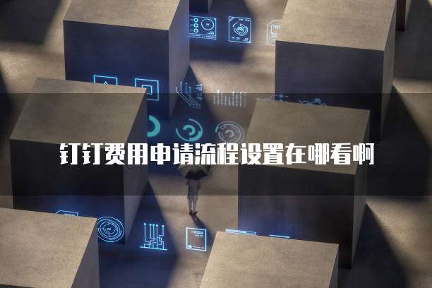 钉钉费用申请流程设置在哪看啊