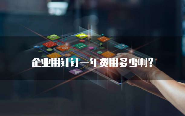 企业用钉钉一年费用多少啊?