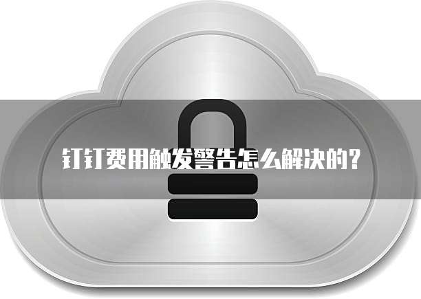 钉钉费用触发警告怎么解决的？