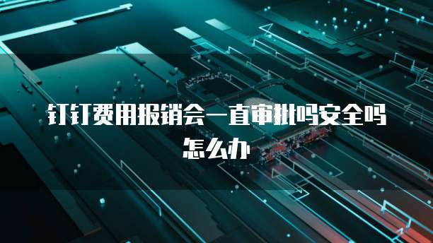 钉钉费用报销会一直审批吗安全吗怎么办