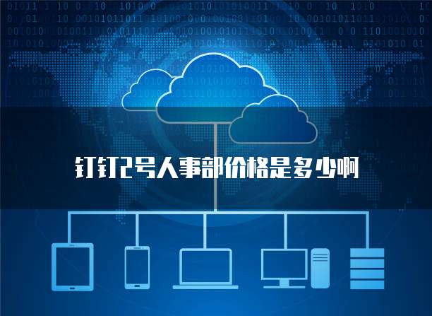 钉钉2号人事部价格是多少啊