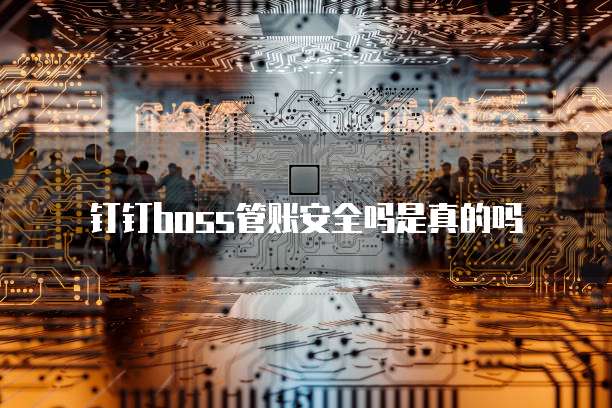 钉钉boss管账安全吗是真的吗