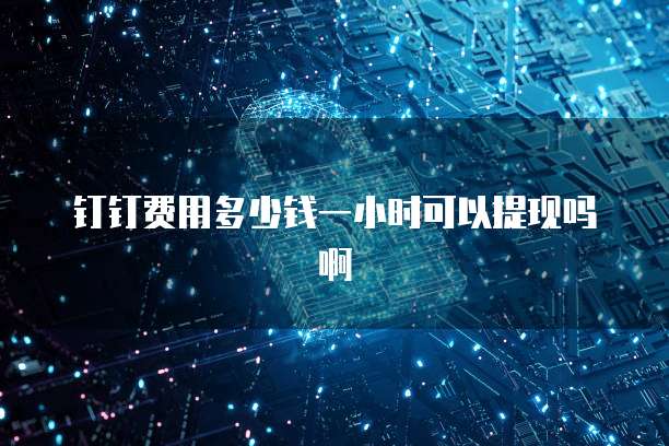 钉钉费用多少钱一小时可以提现吗啊