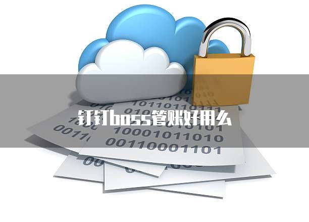 钉钉boss管账好用么