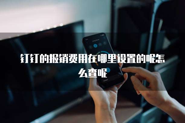 钉钉的报销费用在哪里设置的呢怎么查呢