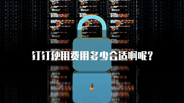 钉钉使用费用多少合适啊呢?