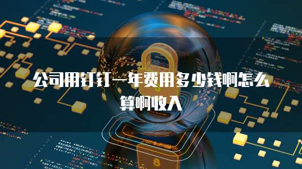 公司用钉钉一年费用多少钱啊怎么算啊收入