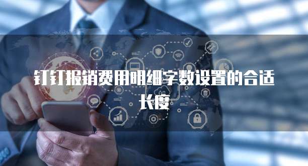 钉钉报销费用明细字数设置的合适长度