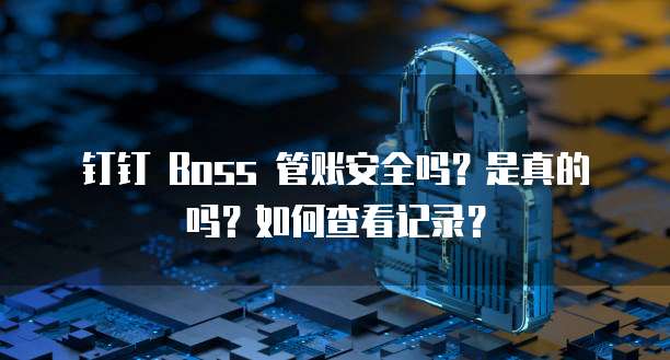 钉钉 Boss 管账安全吗?是真的吗?如何查看记录?