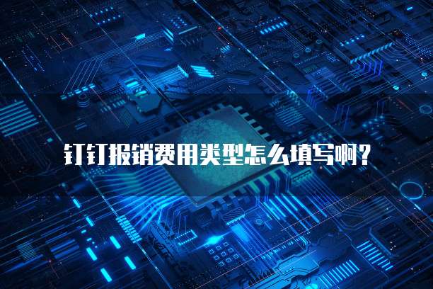 钉钉报销费用类型怎么填写啊？