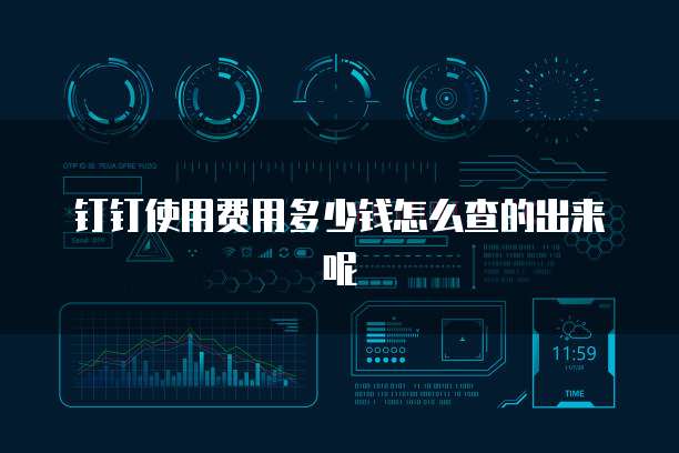 钉钉使用费用多少钱怎么查的出来呢