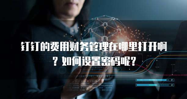 钉钉的费用财务管理在哪里打开啊?如何设置密码呢?