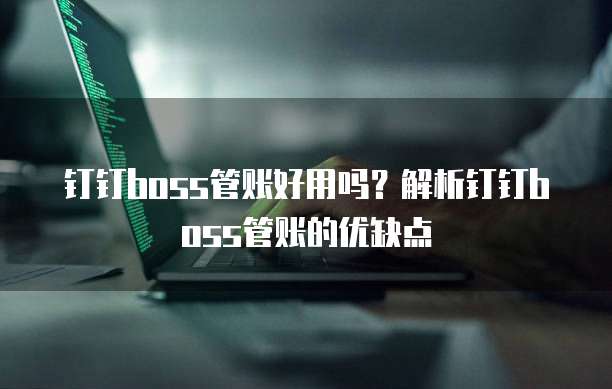钉钉boss管账好用吗？解析钉钉boss管账的优缺点