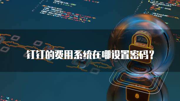 钉钉的费用系统在哪设置密码?