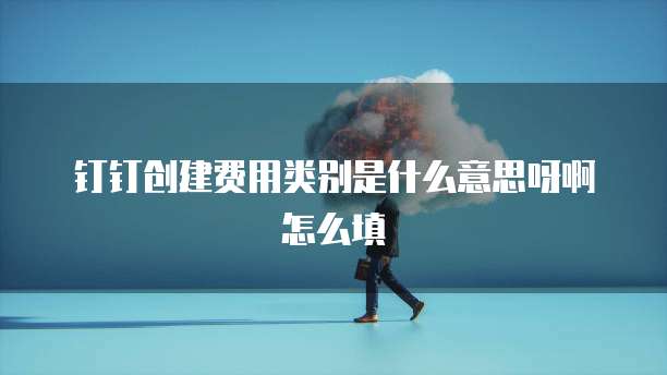 钉钉创建费用类别是什么意思呀啊怎么填