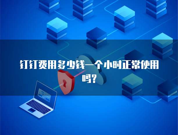 钉钉费用多少钱一个小时正常使用吗?