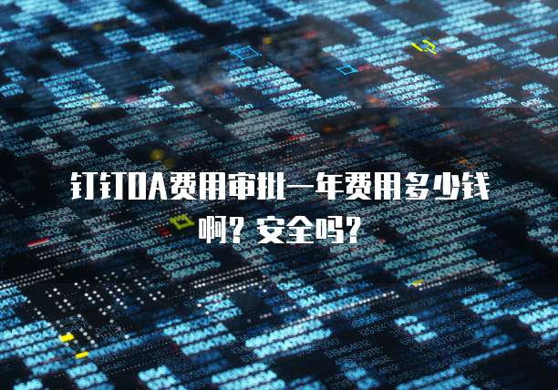 钉钉OA费用审批一年费用多少钱啊？安全吗？