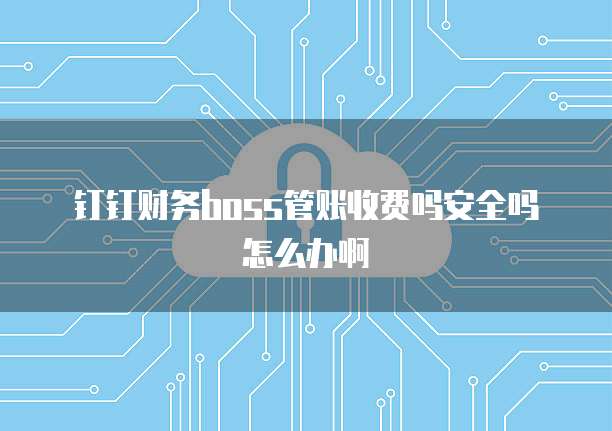 钉钉财务boss管账收费吗安全吗怎么办啊