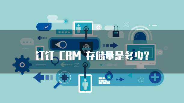 钉钉 CRM 存储量是多少?