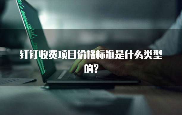 钉钉收费项目价格标准是什么类型的?
