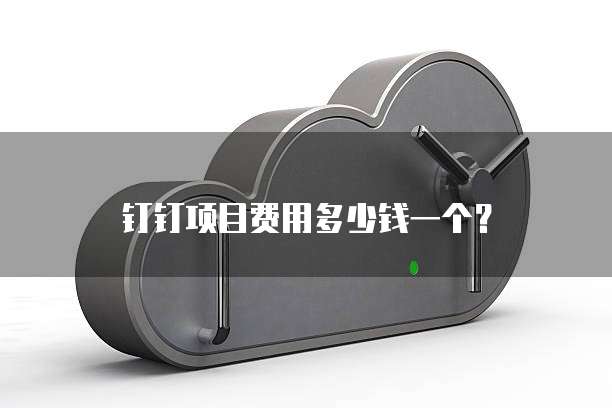 钉钉项目费用多少钱一个？