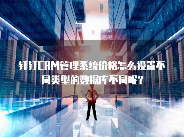 钉钉CRM管理系统价格怎么设置不同类型的数据库不同呢？