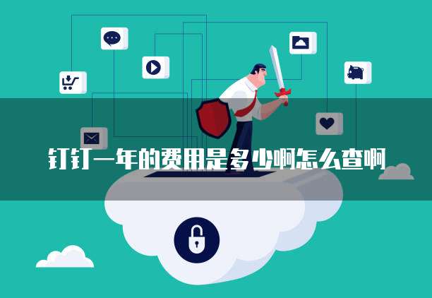钉钉一年的费用是多少啊怎么查啊