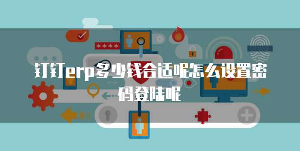钉钉erp多少钱合适呢怎么设置密码登陆呢