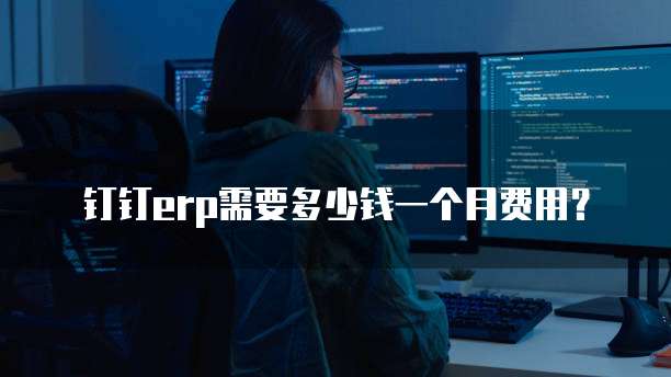 钉钉erp需要多少钱一个月费用?